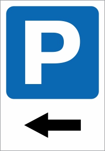Tabla parkirišče.