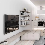 Samolepilna bela folija za dekoracijo sten