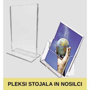 Pleksi stojala in nosilci.