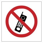 Prepovedana uporaba mobitela.